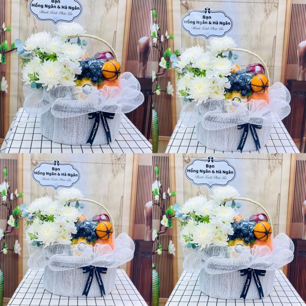 lẵng trái cây đám giỗ Điện Biên